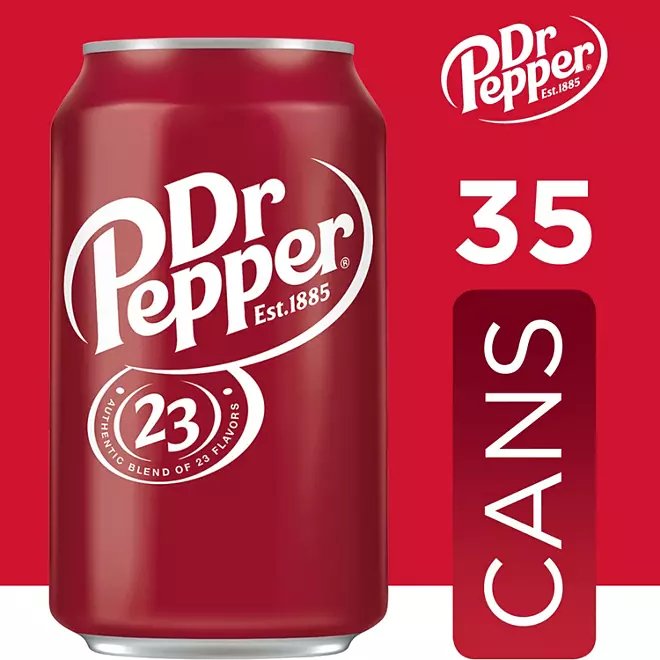 Dr Pepper Soda (12 fl. oz. cans, 35 pk.)