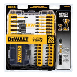 Juego de puntas de destornillador de impacto DeWalt FlexTorq de 26 piezas de 1/4 pulg.