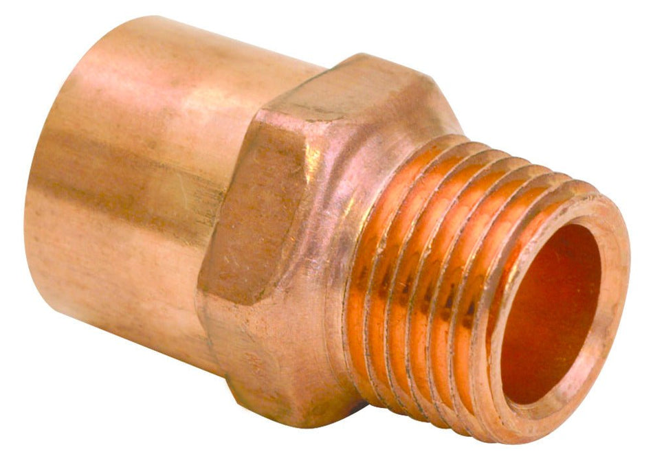 Adaptador macho de cobre SABER SELECT de 1/2 pulg. SWT x 1/2 pulg. MIP