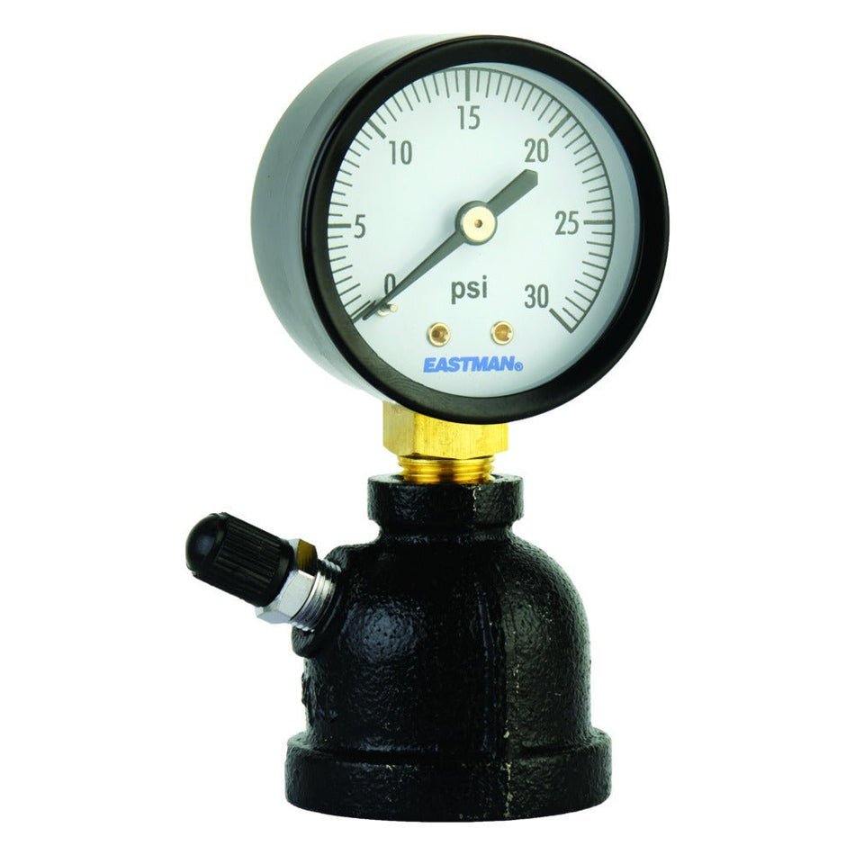 Eastman Bell Type Test Gauge – 1″ FIP 0-30 PSI