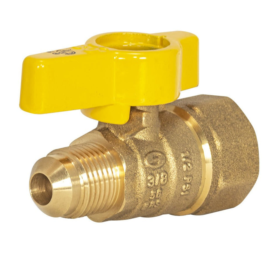 Eastman 3/8″ Flare x 1/2″ FIP Gas Straight Ball Valve