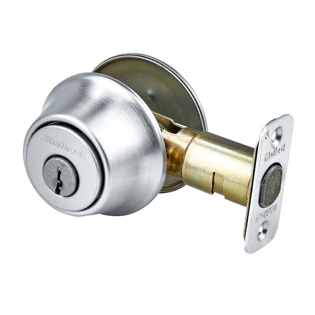 Kwikset Security 660 Deadbolt Series Satin Chrome Einzylinder-Riegel