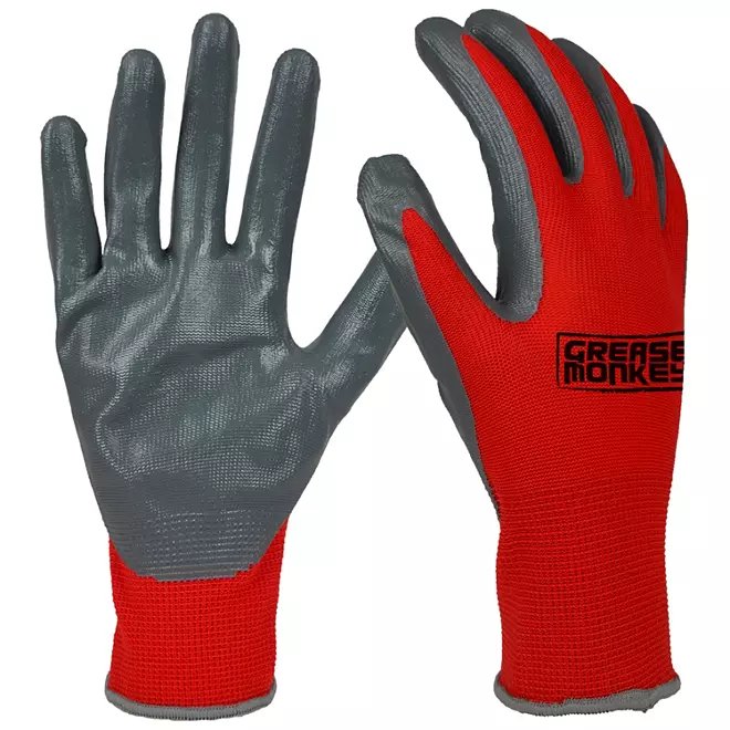 Guantes de trabajo recubiertos de nitrilo Grease Monkey (paq. de 15)