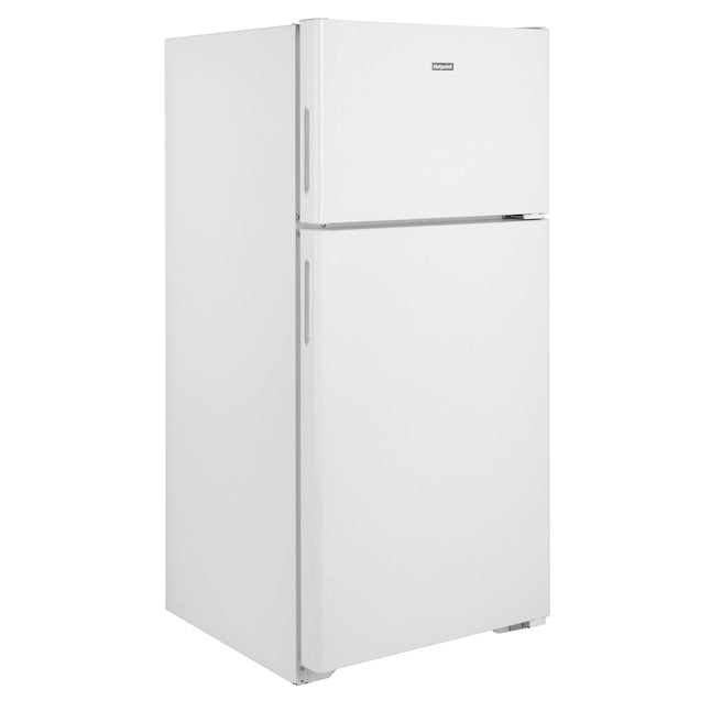 Hotpoint Refrigerador con estante de alambre con congelador superior de 15.6 pies cúbicos (blanco)