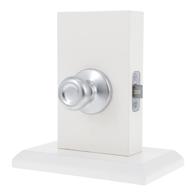 Kwikset Security Tylo Satin Chrome Hall/Closet Passage Door Knob