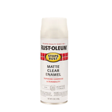 Rust-Oleum  Stops Rust Matte Clear Spray Paint (NET WT. 12-oz)