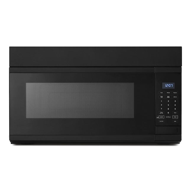 1.7-cu ft 1000-Watt Over-the-Range Microwave (Black)