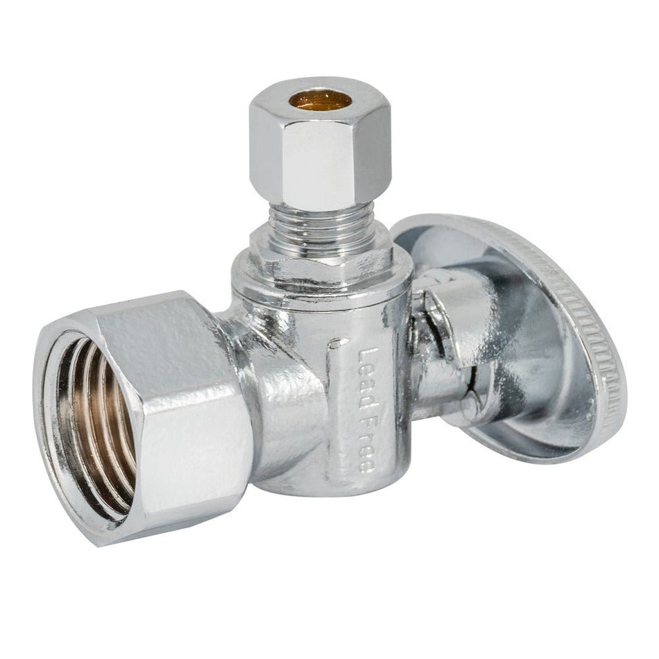 Eastman 1/4-Turn Angle Stop Valve – 1/2 in. FIP x 1/4 in. OD Comp