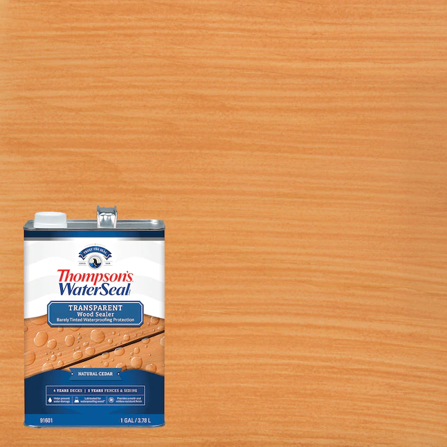 Thompson's WaterSeal  Signature Series Pre-tinted Natural Cedar Transparent Exterior Wood Stain and Sealer (1-Gallon)