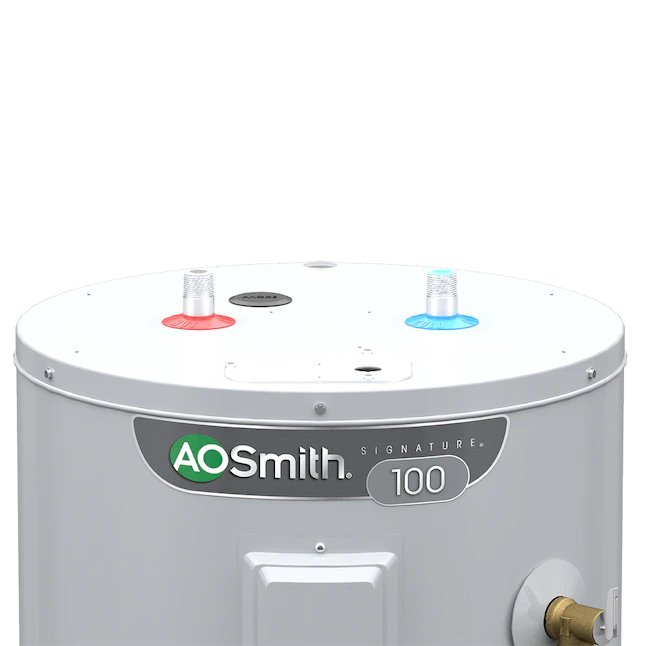 A.O. Smith  Signature 100 40-Gallon Short 6-year Limited Warranty 4500-Watt Double Element Electric Water Heater