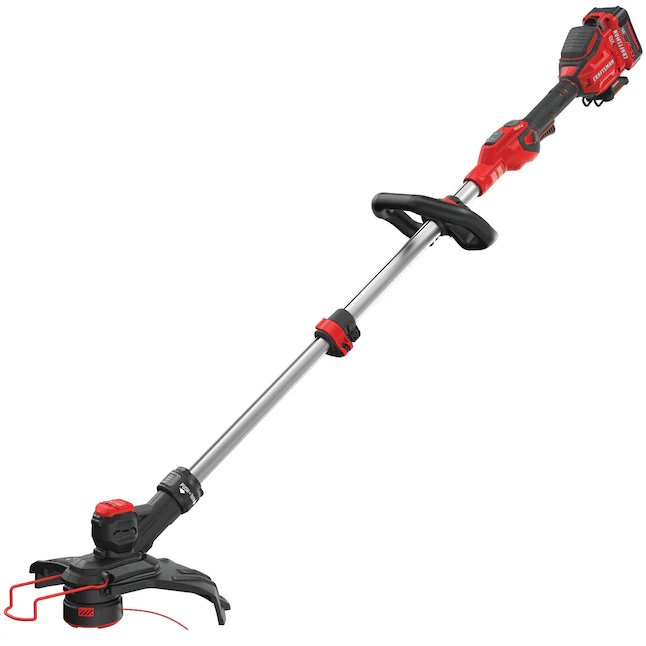 CRAFTSMAN 20-volt Max 13-in Straight Cordless String Trimmer Edger Capable 4 Ah (Battery and Charger Included)