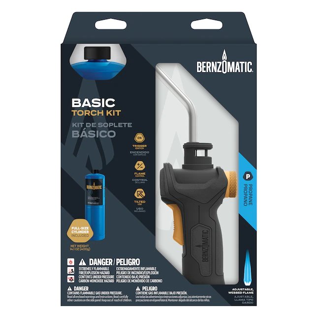 BernzOmatic Heating Propane Torch Kit (14.1-oz)