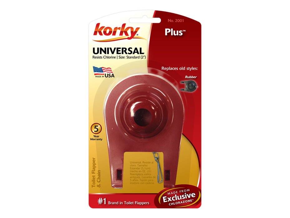 Korky Premium 2-in Rubber Universal Toilet Flapper