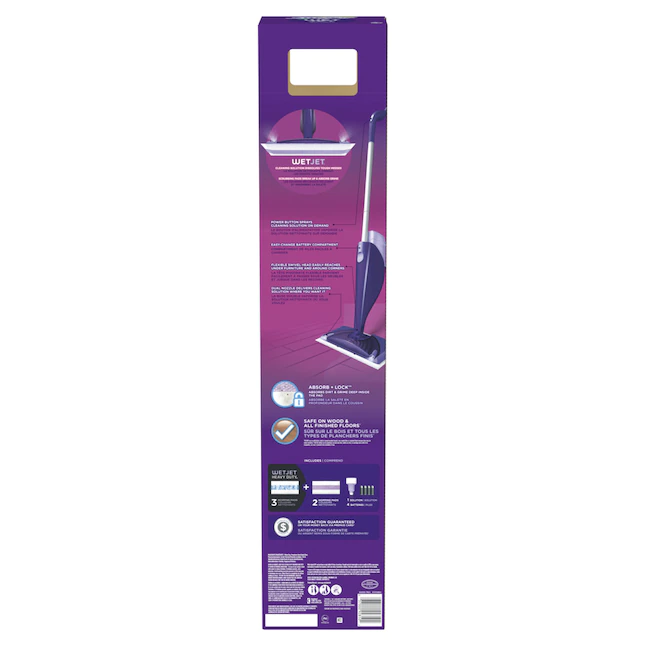 Swiffer WetJet Starter Kit Boquilla doble 16.9-fl oz Spray Mop