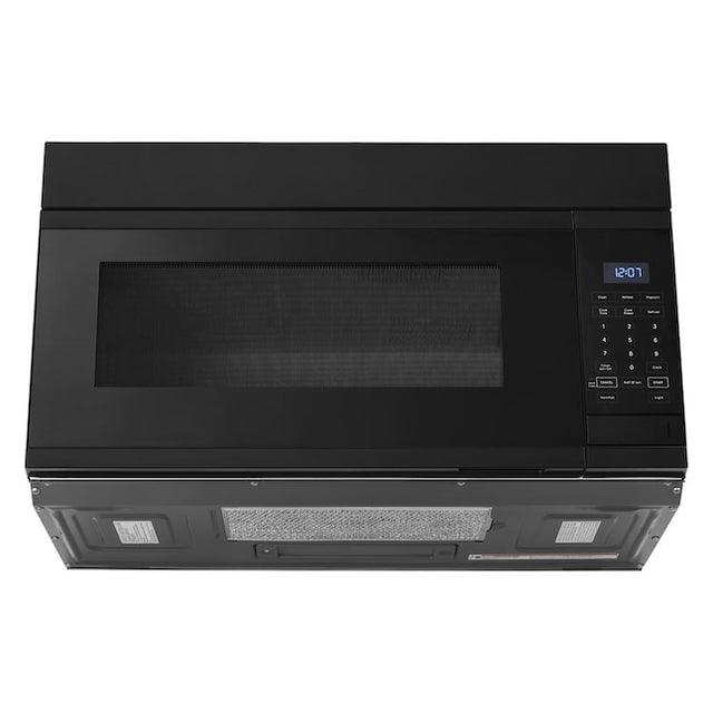 1.7-cu ft 1000-Watt Over-the-Range Microwave (Black)