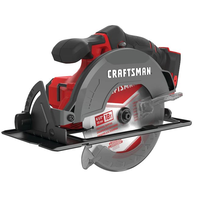 CRAFTSMAN V20 20-Volt-Max-6-1/2-Zoll-Akku-Kompaktkreissäge (nur Werkzeug)