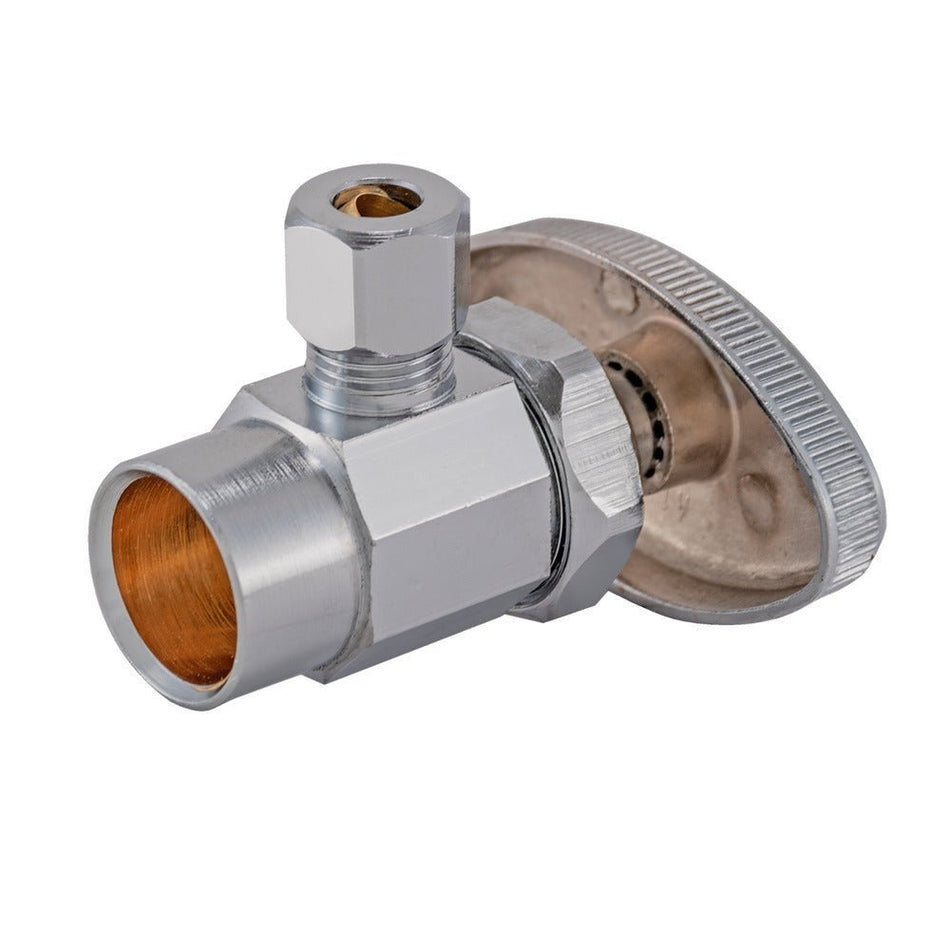 Eastman Multi-Turn Angle Stop Valve – 1/2 in. Nom Sweat x 1/4 in. OD Comp