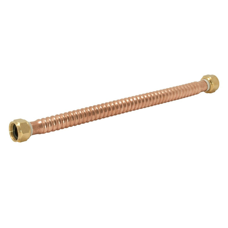 Eastman 3/4″ Corrugated Copper Water Heater Connector – 18″ Length