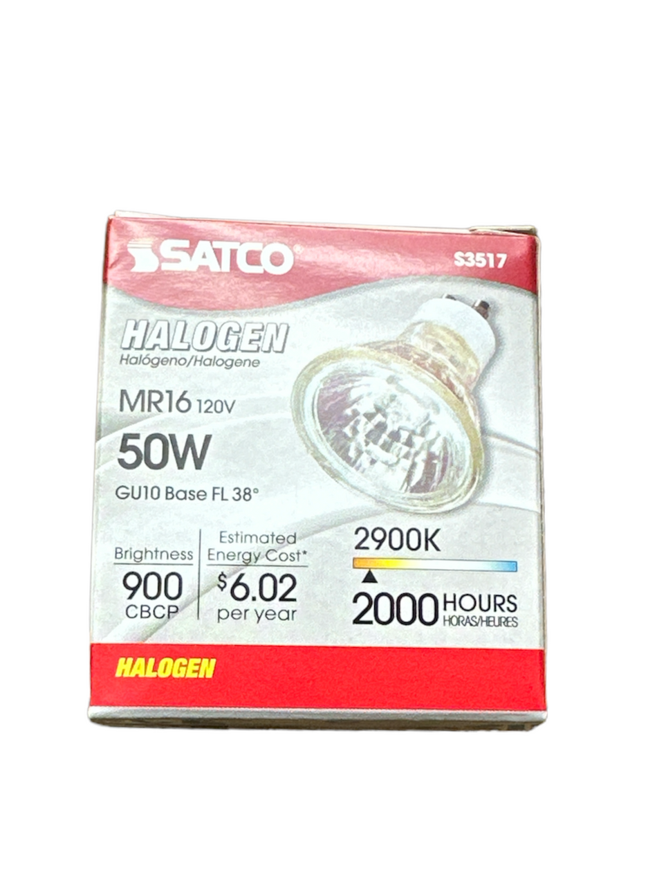 Bombilla halógena Satco 50W MR16 120V