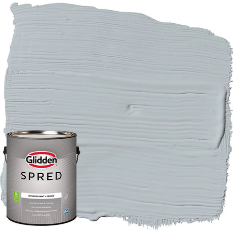 Glidden Spred Grab-N-Go Interior Paint And Primer, Flat (Gray Frost, 1-Gallon)