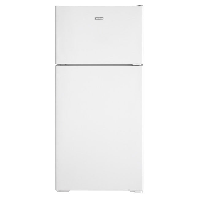 Hotpoint Refrigerador con estante de alambre con congelador superior de 15.6 pies cúbicos (blanco)