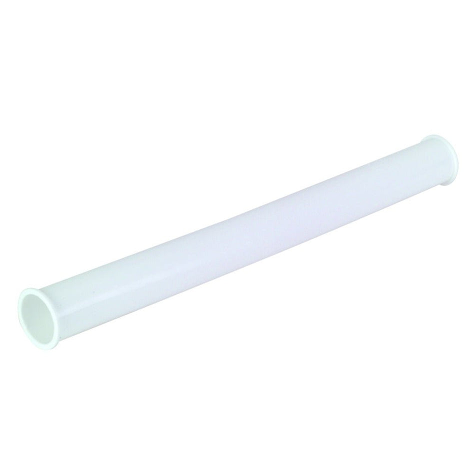 Eastman 1-1/2 pulg. x 16 pulg. Pieza trasera de doble brida de PP - Blanco