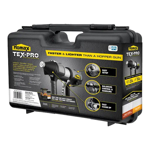 Homax TexPro Texture System Sprayer with Durable Carry Case