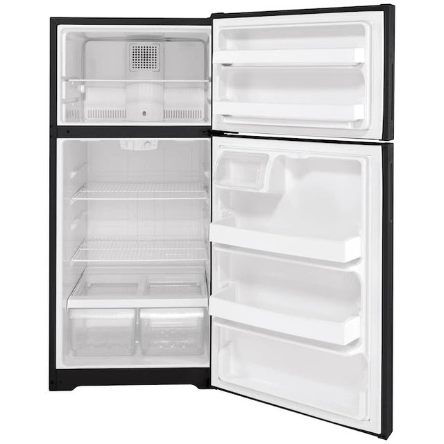 Hotpoint 15.6-cu ft Top-Freezer Refrigerator (Black)