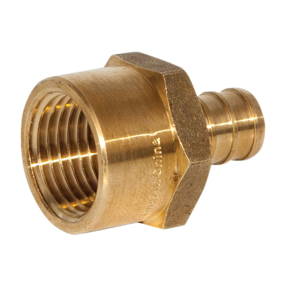 Eastman Brass Crimp PEX Female Adapter – 1/2 in. PEX x 1/2 in. FIP