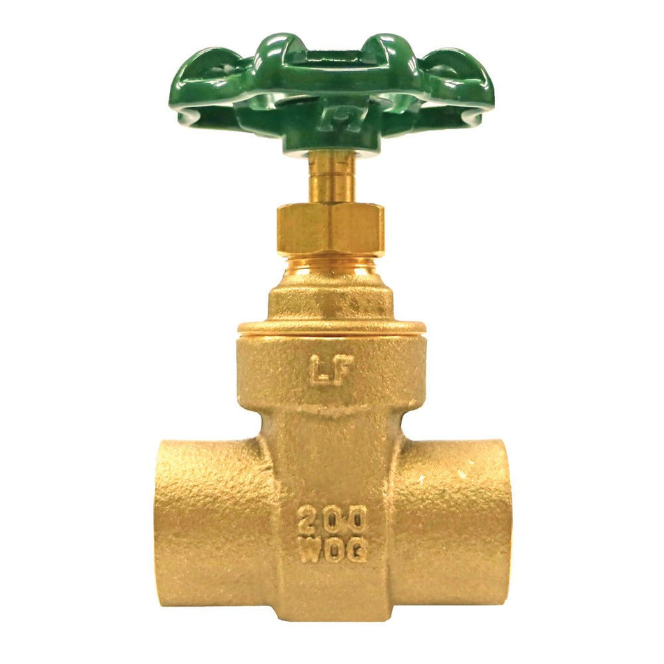 Eastman Brass Gate Valve 1-1/4 in. CxC