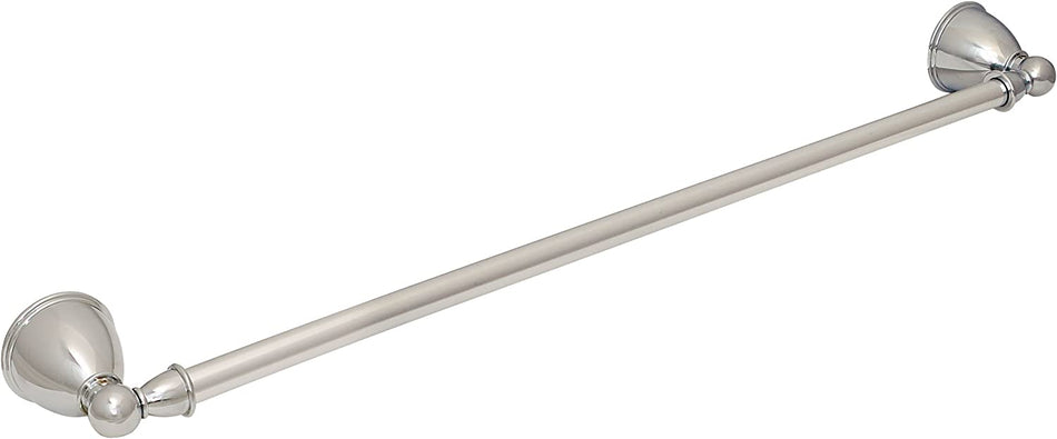 EZ-FLO Decorative 24" Brushed Nickel Towel Bar