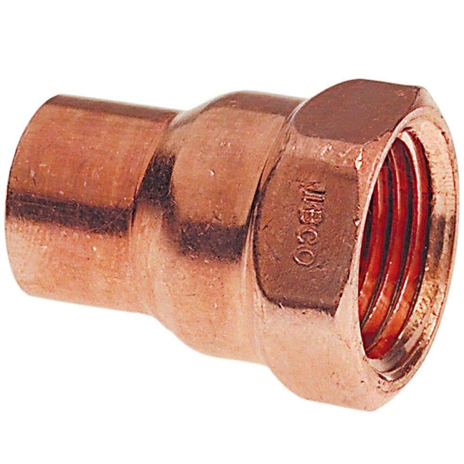 SABER SELECT 1/2-in SWT x 1/2-in FIP Copper Female Adapter