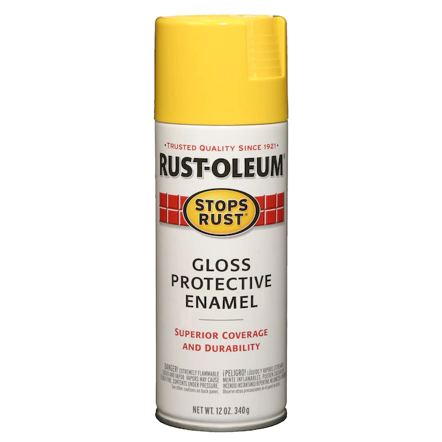 Rust-Oleum Stops Rust Gloss Sunburst Yellow Sprühfarbe (NETTOGEWICHT. 12-oz)