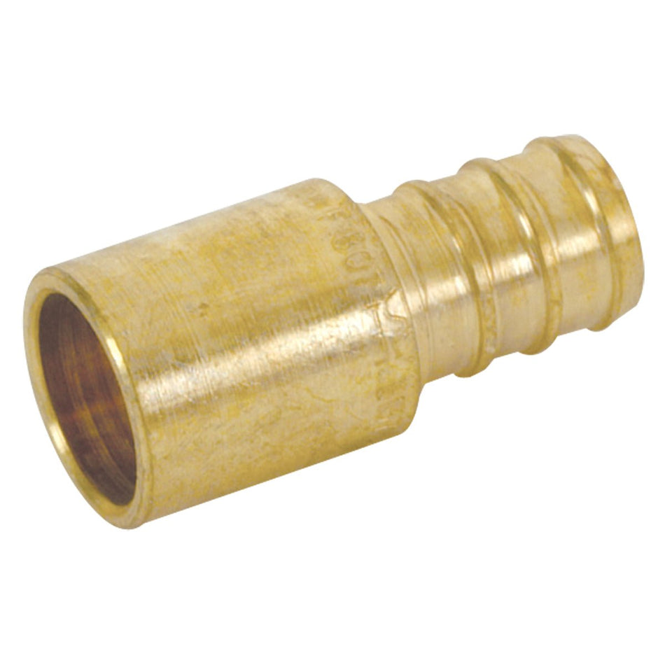 Eastman Brass Crimp PEX Male Adapter – 1 in. PEX x 1 in. Sweat