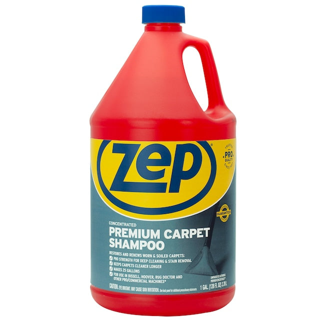 Zep Premium Carpet Champú Concentrado Limpiador de alfombras Líquido 128 oz