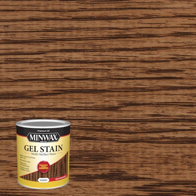 Minwax  Gel Stain Oil-Based Hickory Semi-Transparent Interior Stain (1-Quart)