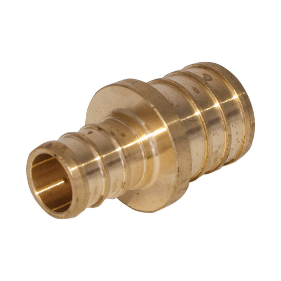 Eastman Brass Crimp PEX Reducing Coupling – 3/4 in. PEX x 1/2 in. PEX