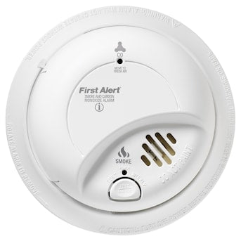 Detector de monóxido de carbono y humo combinado con cableado fijo First Alert Brk