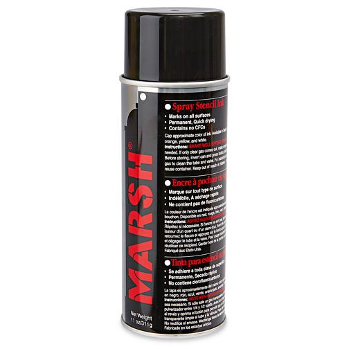 Marsh® Schablonentinte – (Schwarz, 11oz) 