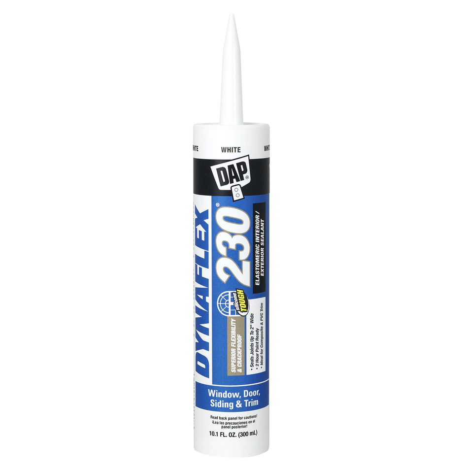 DAP DYNAFLEX 230® Premium Elastomeric Sealant (10.1oz, White)