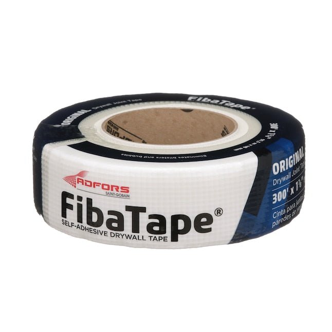 ADFORS FibaTape Standard White 1.875-in x 300-ft Malla Construcción Cinta autoadhesiva para juntas