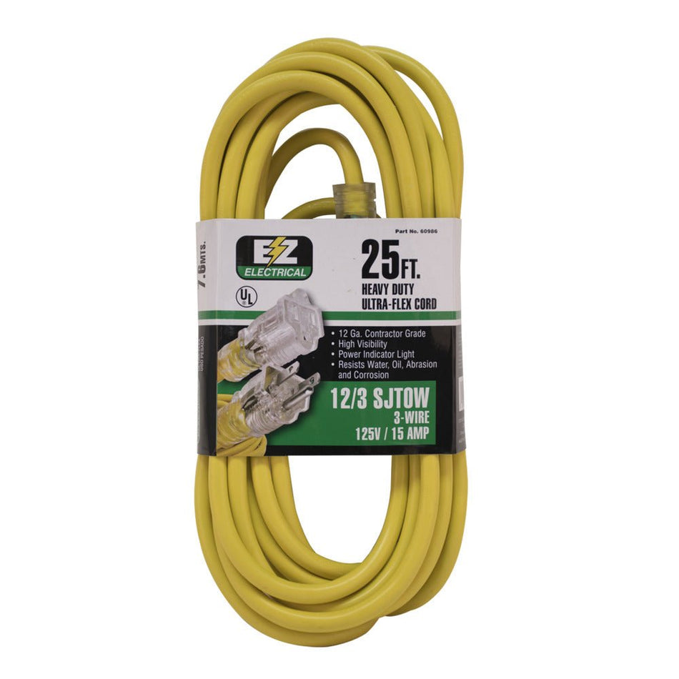 Cable de extensión EZ-FLO de 25 pies con luz indicadora