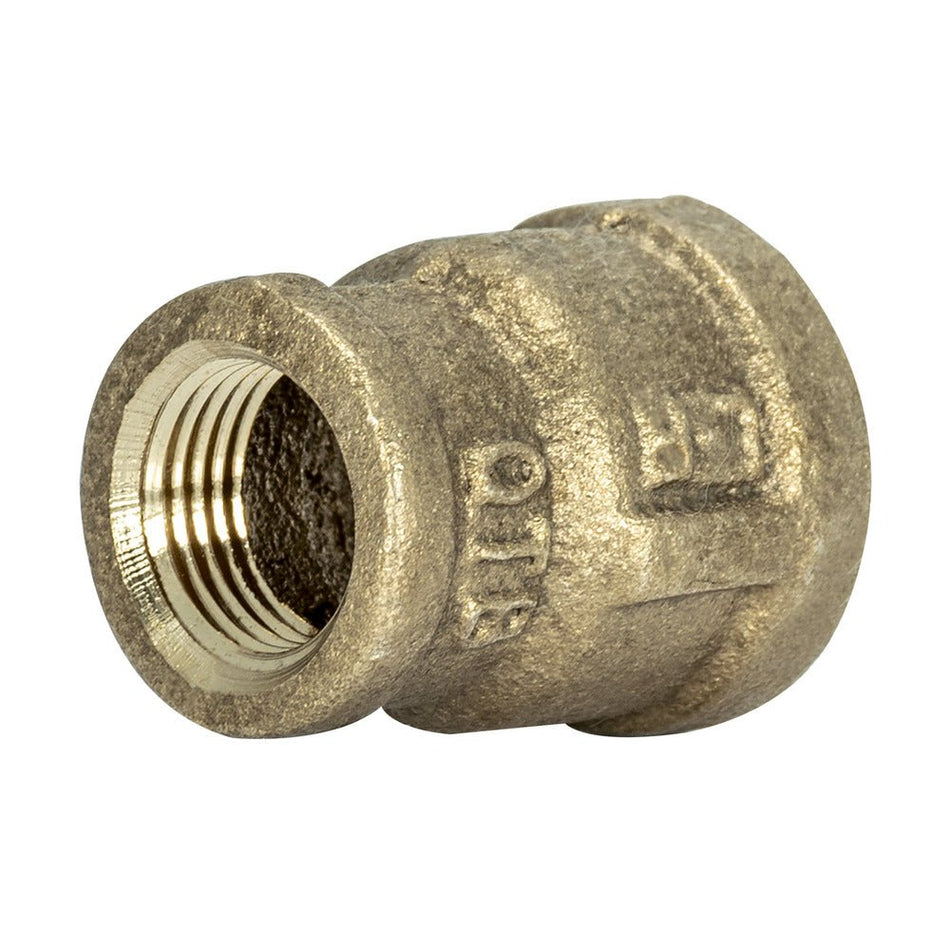 Eastman Bronze Reducing Coupling – 3/4″ x 1/2″