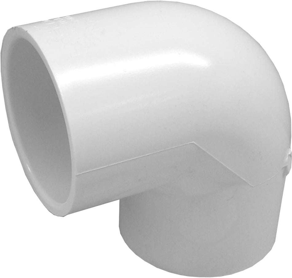 1/2" 90° PVC Elbow - Schedule 40