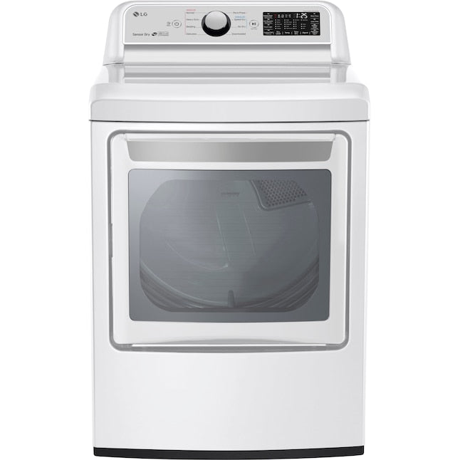 LG  EasyLoad Smart Wi-Fi Enabled 7.3-cu ft Gas Dryer (White) ENERGY STAR