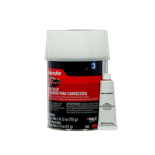 Bondo Lightweight 28-oz Color-changing, Heavy Duty Interior/Exterior Gray Body Filler