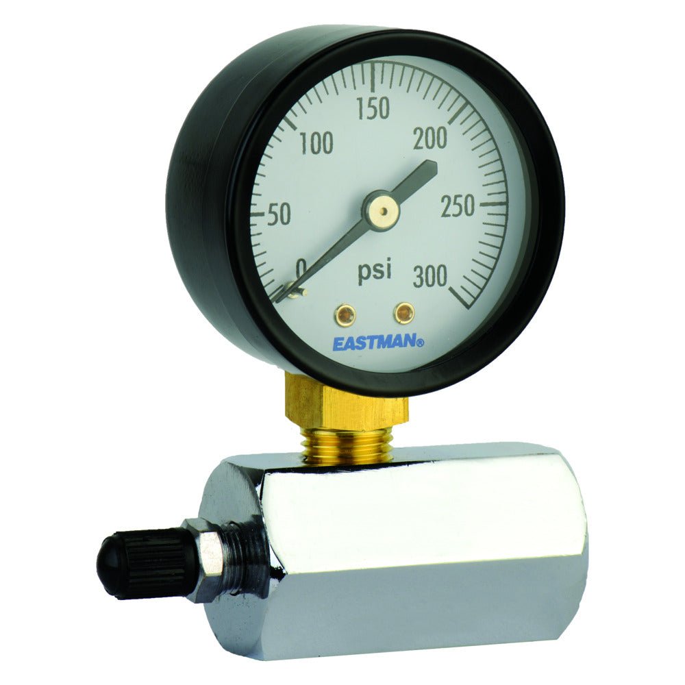 Eastman Gas Pressure Test Gauge – 2″ Face – 0-300 PSI