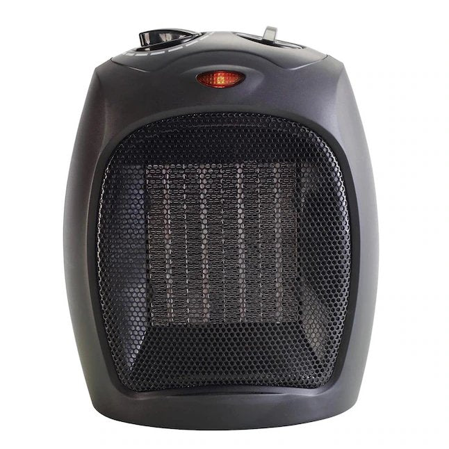 1500-Watt Ceramic Compact Personal Indoor Electric Space Heater with Thermostat