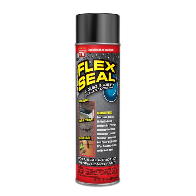 Flex Seal  14-fl oz Black Aerosol Spray Waterproof Rubberized Coating