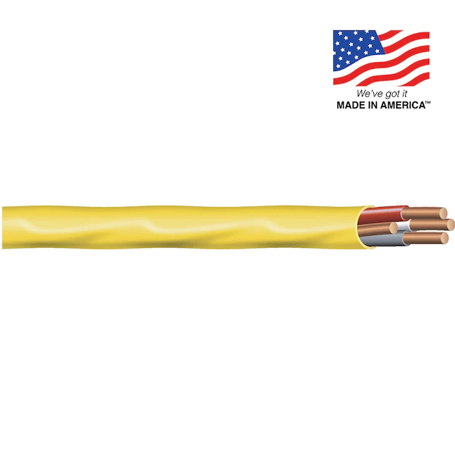 Southwire Romex SIMpull 25-ft 12 / 3 Solid Indoor Non-Metallic Wire